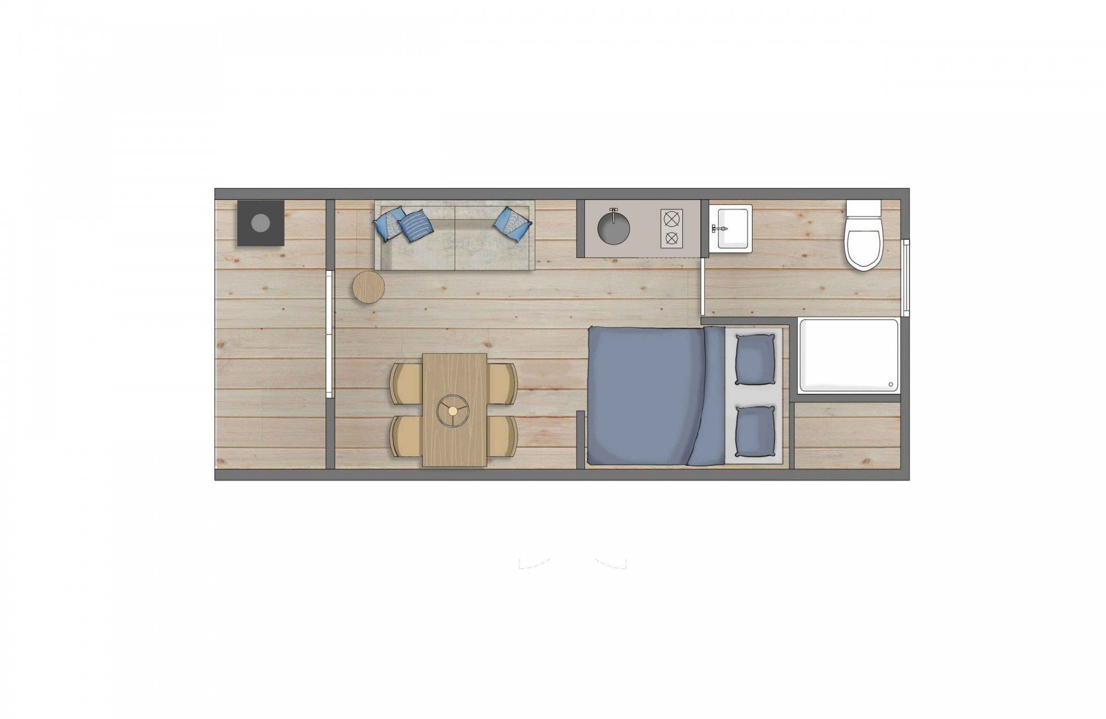 Polderlodge per 2 persone